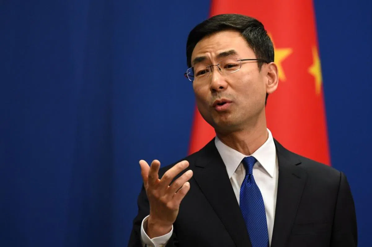  “战狼”外交策略引起部分国家反弹，图为中国外交部发言人耿爽。（互联网） 