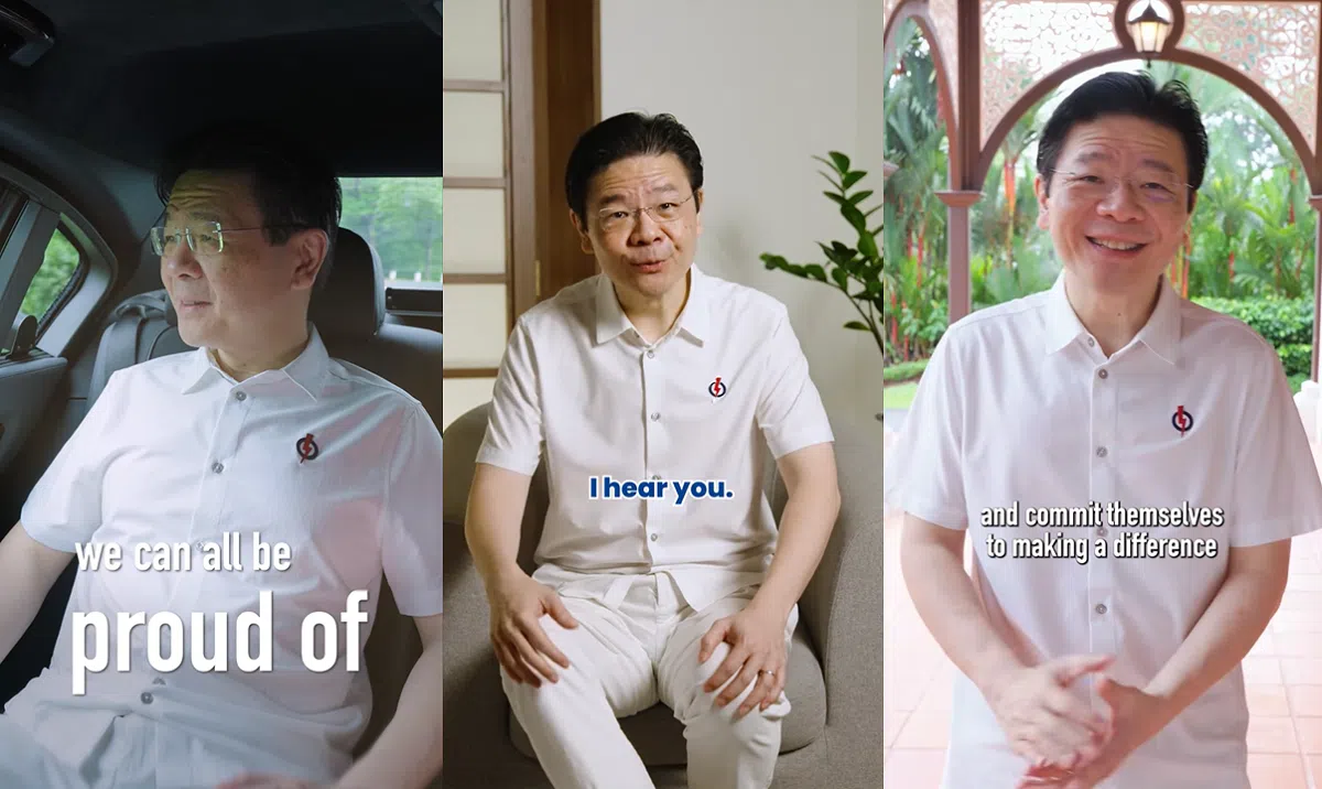 黄循财总理的身影和声音贯穿在每个介绍新候选人的视频当中。（视频截图）