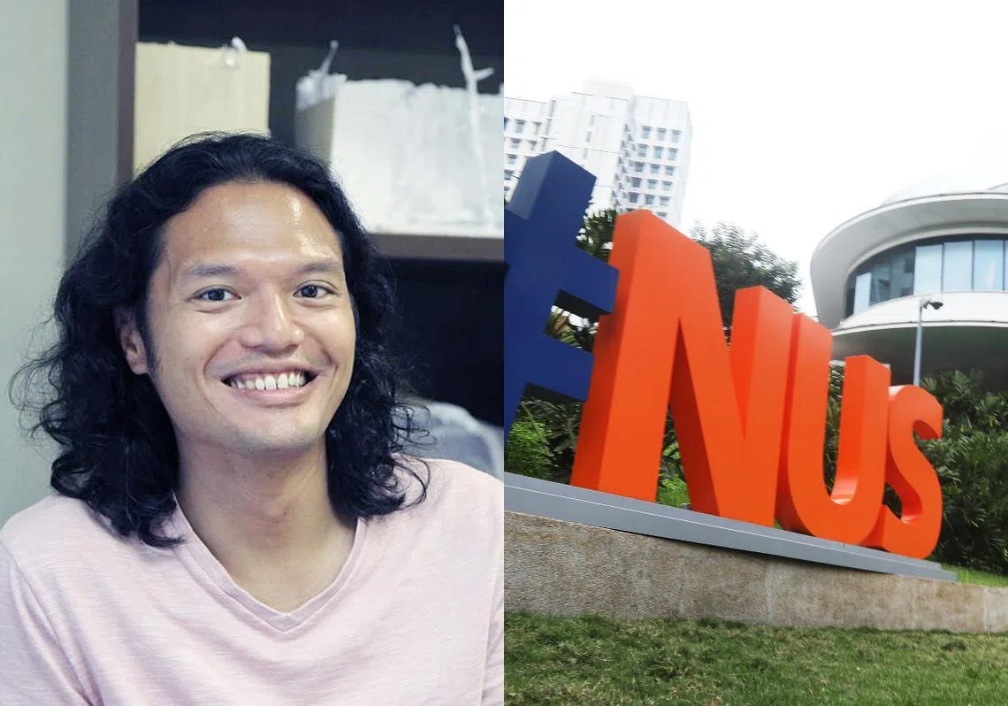 香灰莉木学院男教员费南多博士（左）被指控对两位女学生作出不当性行为。（李国豪制图）