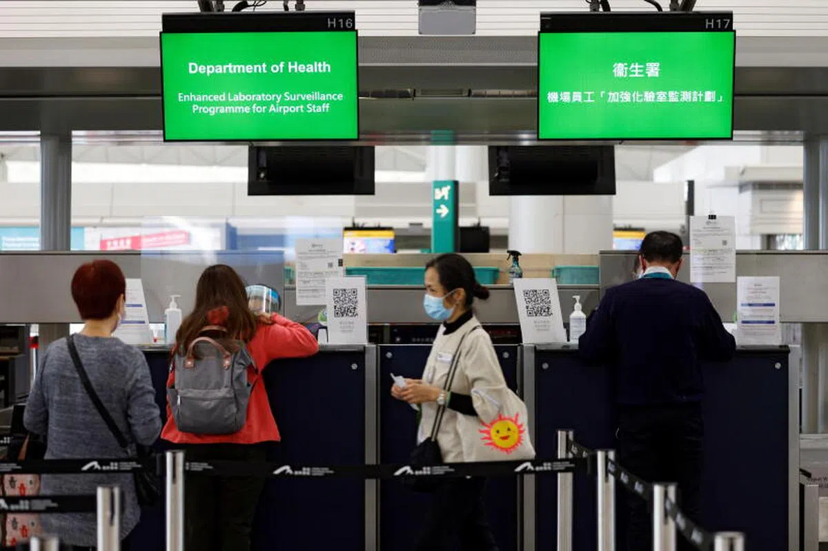 香港国际机场。（路透社）