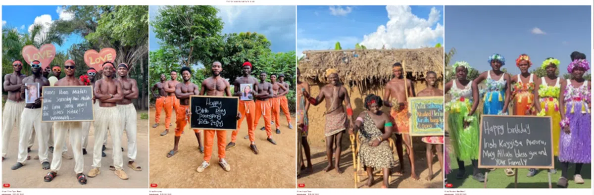 各种不同的表演主题，任君选择。（Rexgowishes网站截图）