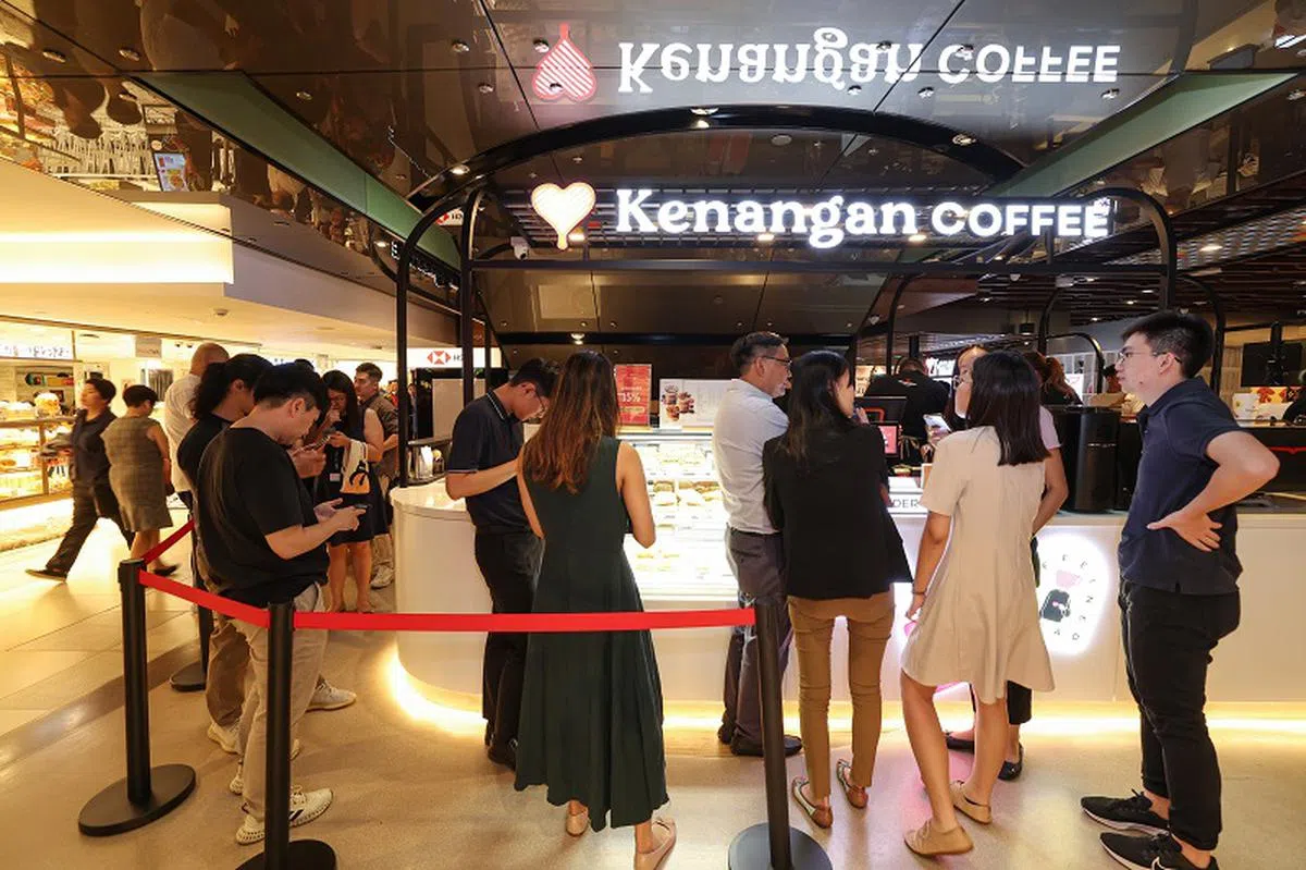 Kenangan Coffee是印尼最大的连锁品牌，目前在新加坡有两家门店。（商业时报）