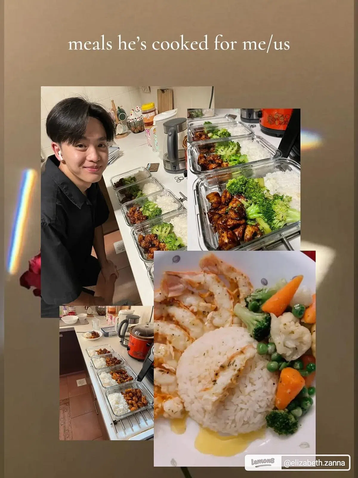 Jon为两人准备的爱心饭盒。（elizabeth.zanna Lemon8）
