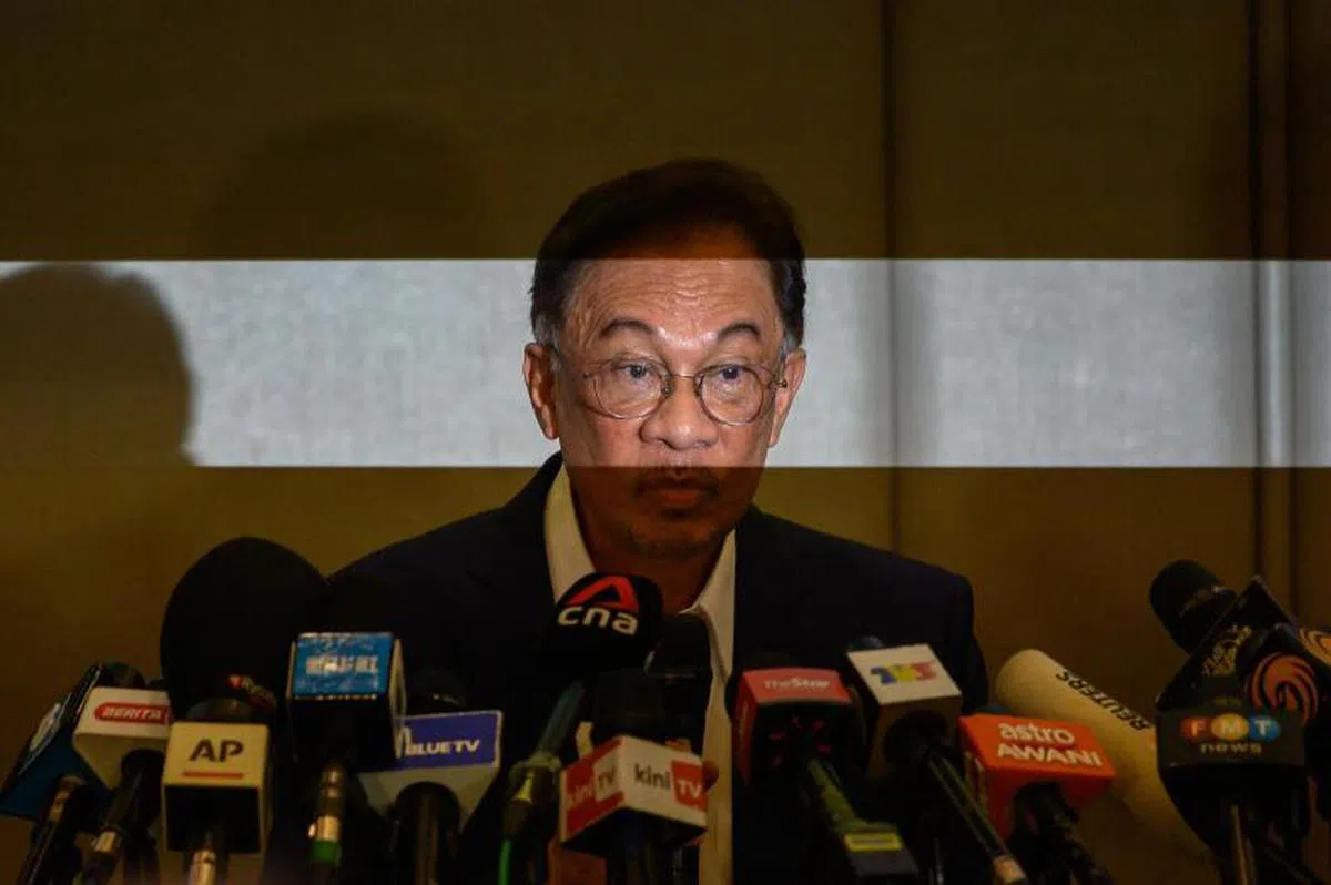  安华。（法新社） 