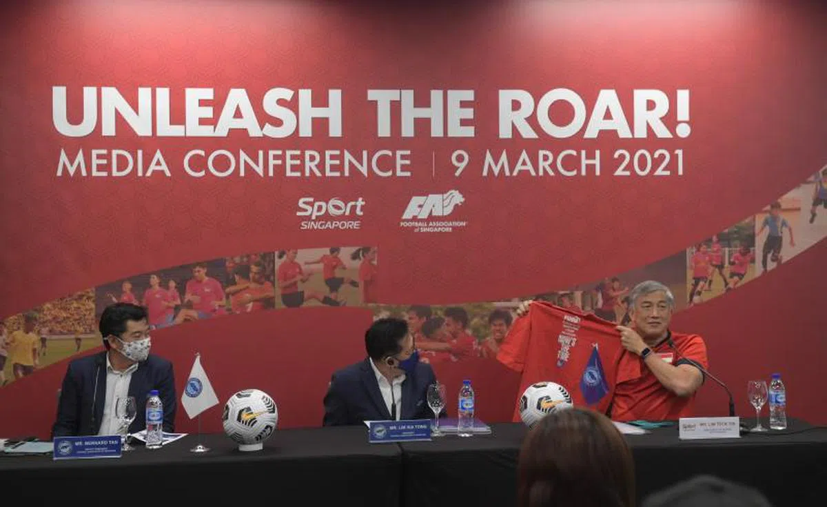  “狮展雄心”（Unleash the Roar）计划记者会。（海峡时报） 