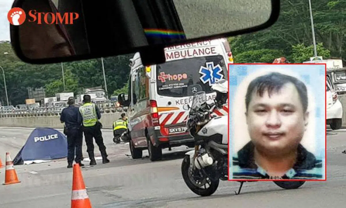  在实里达快速公路恐怖车祸中不幸丧命的摩托车骑士，往返新马两地工作长达20年。（STOMP） 