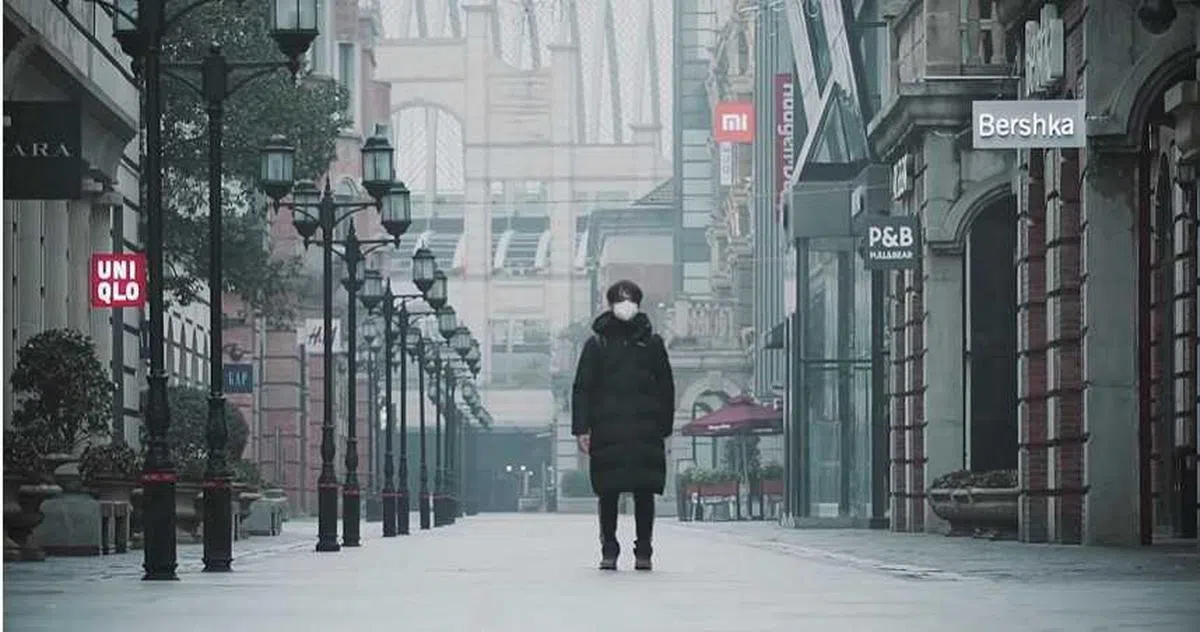  武汉的媒体人拍下封城后的景象。（互联网） 