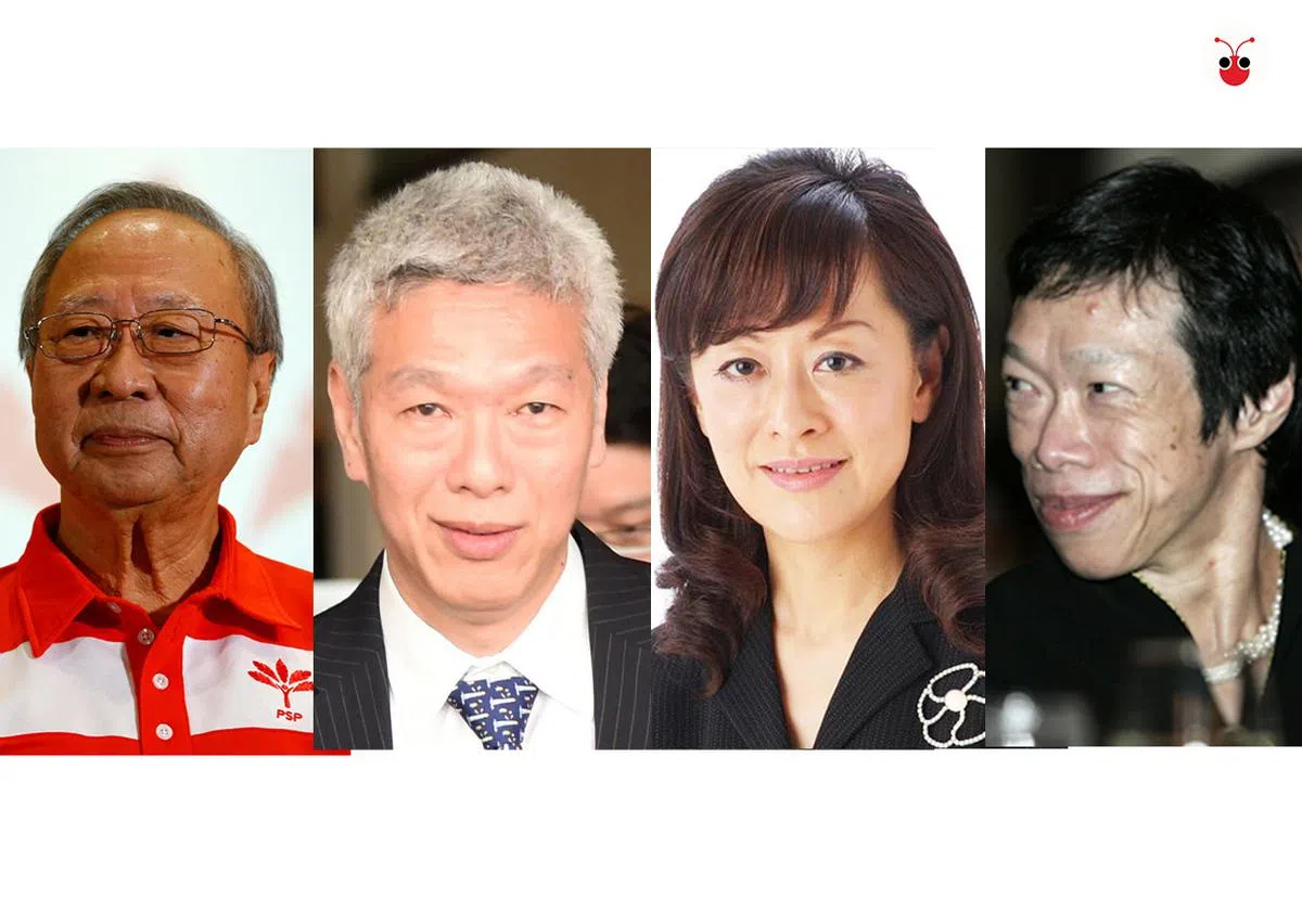  （左起）陈清木、李显扬、林学芬、李玮玲。 