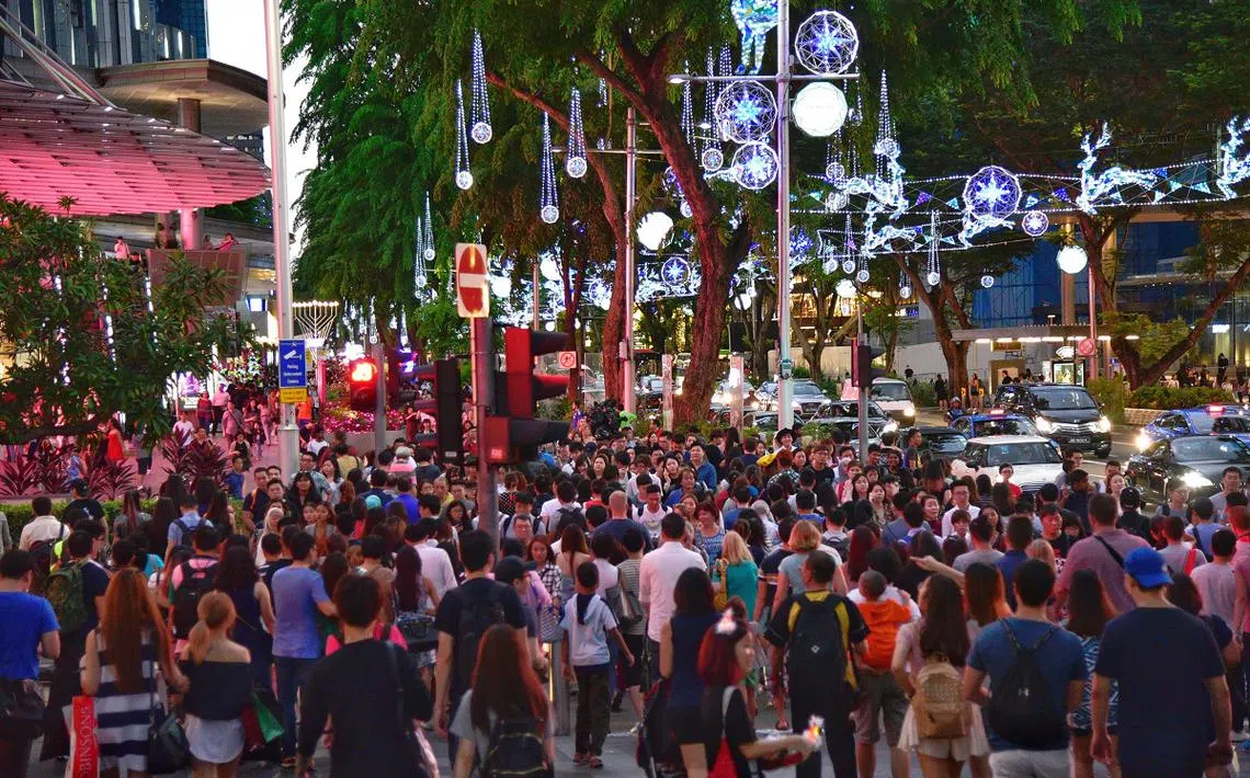 新加坡压力也不小，尤其是中产阶级。（海峡时报）