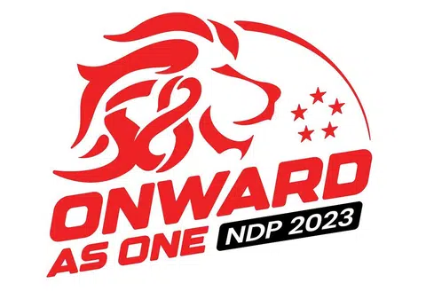 2023年国庆庆典主题的主题，是“齐心向前进”（Onward as One）。（国防部提供）