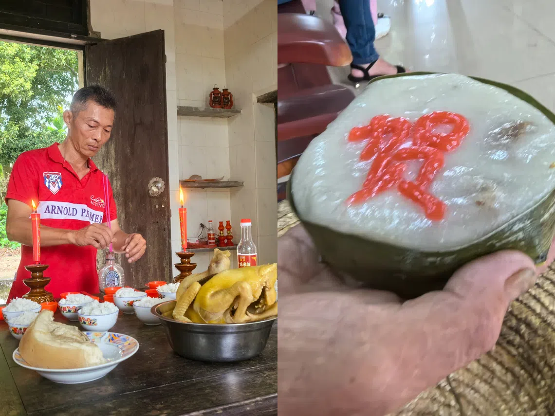 5月15日，黄循财总理的祖居也举办了一个小仪式庆祝他就职总理。（黄良丰提供）