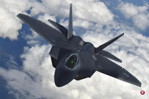 美国的F-22“猛禽”战机将参与今天开始的韩美联合空中演习。（路透社） 