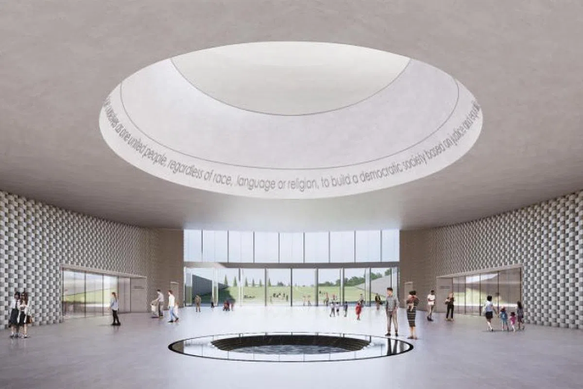  建筑内部。（DP Architects） 