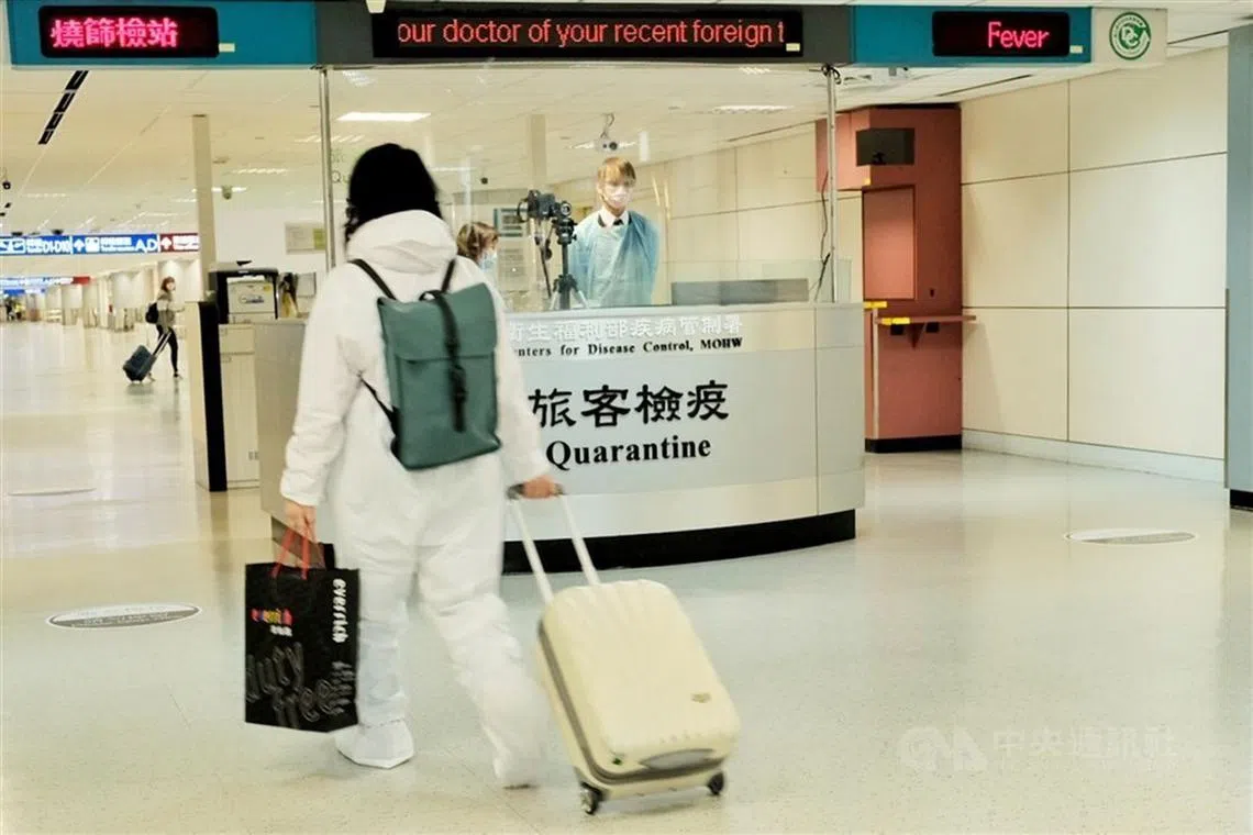 台湾至今仍维持全球最为严格之一的边境措施。（中央社）