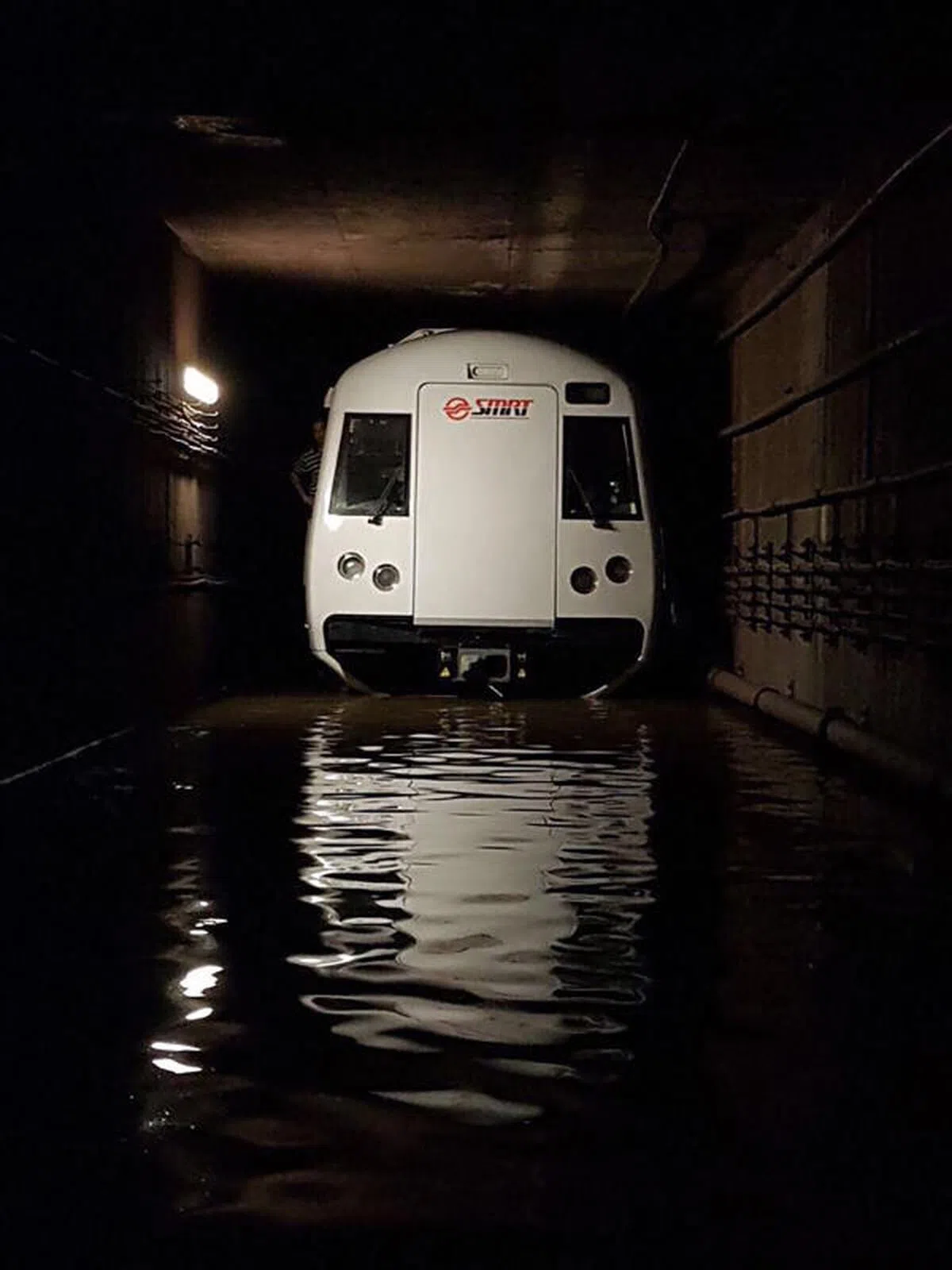 去年10月7日，一场大雨导致介于碧山和布莱德地铁站之间的隧道淹水，一列地铁列车卡在水中，无法行驶。SMRT内部调查发现，负责维修碧山地铁站排水系统的工作人员明明没有检查水泵，却在维修记录上注明已完成季度检修。时任SMRT总裁郭木财把去年地铁发生的连串故障归咎于企业“根深蒂固的文化”问题。（海峡时报） 
