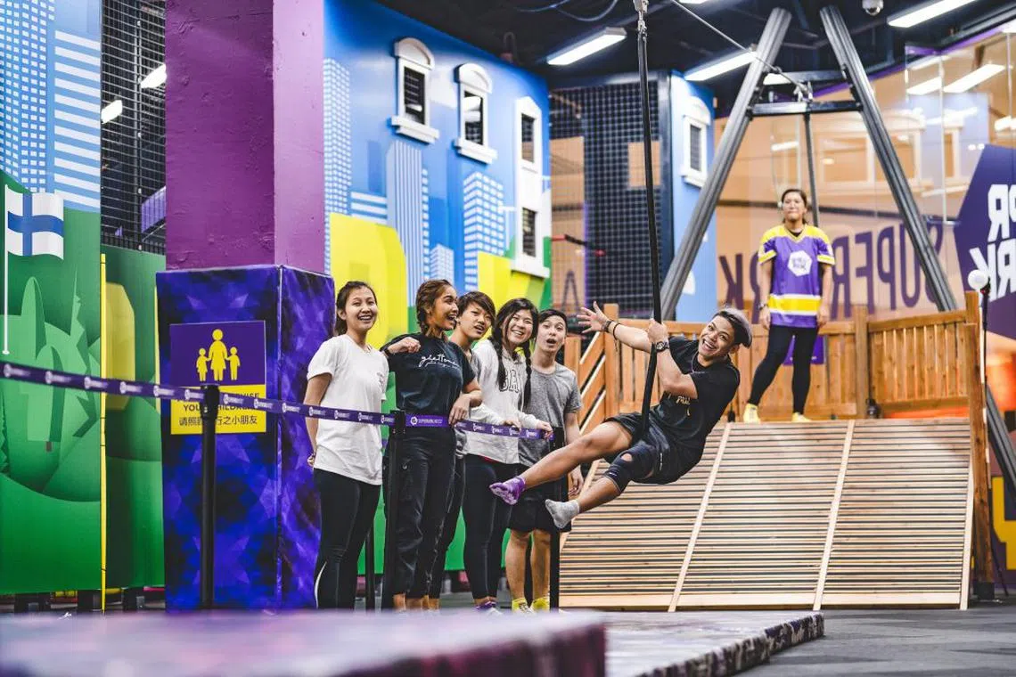 冲啊！这种刺激游戏适合闲不下来的蚁粉。（SuperPark网站）