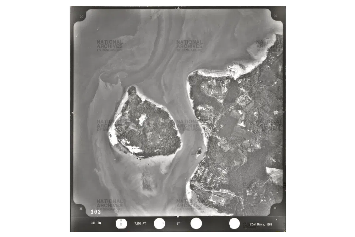  50年前的德光岛。（新加坡国家档案局） 