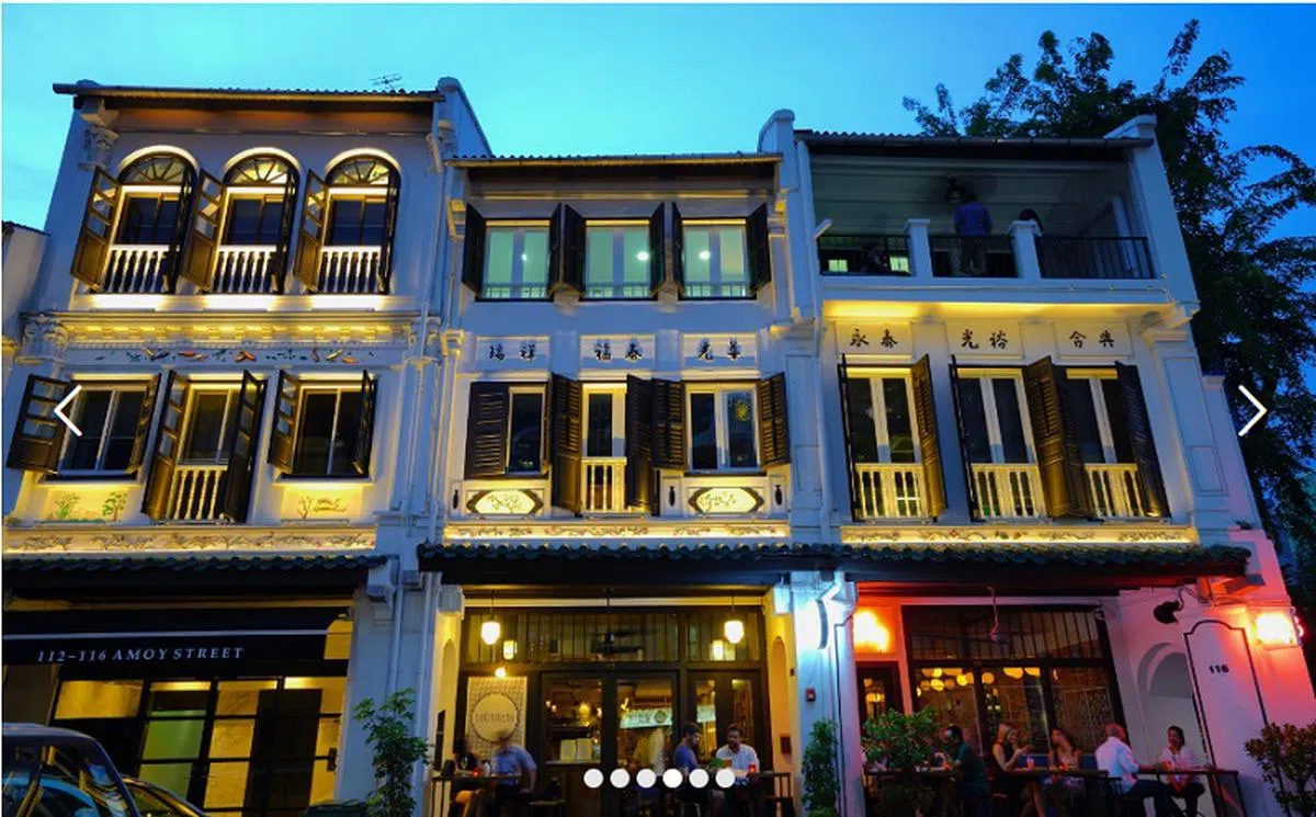  8M所买下的厦门街112号至116号店屋。（8M官网） 