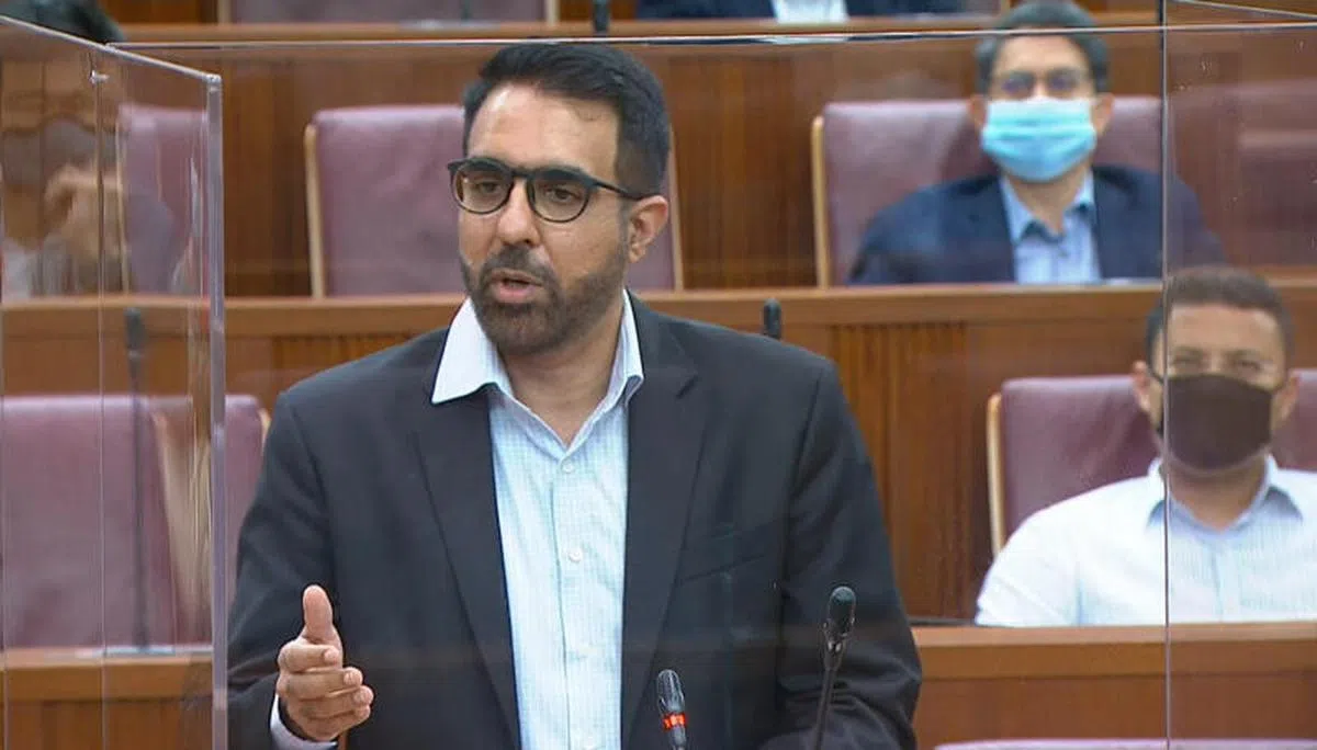  工人党秘书长兼国会反对党领袖毕丹星。（gov.sg国会视频截图） 