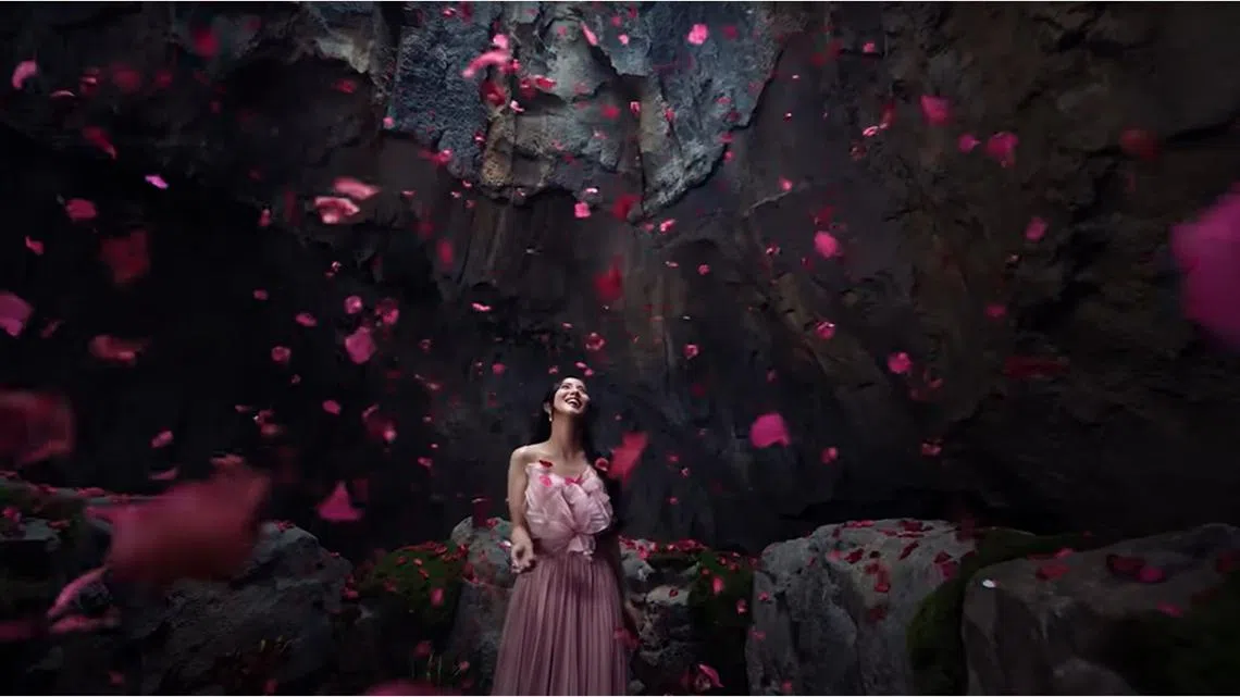 Jisoo最新专辑第二支MV “Your Love”的画面是否眼熟？你没看错，那正是本地的雨林探险园亚洲区。（视频截图）