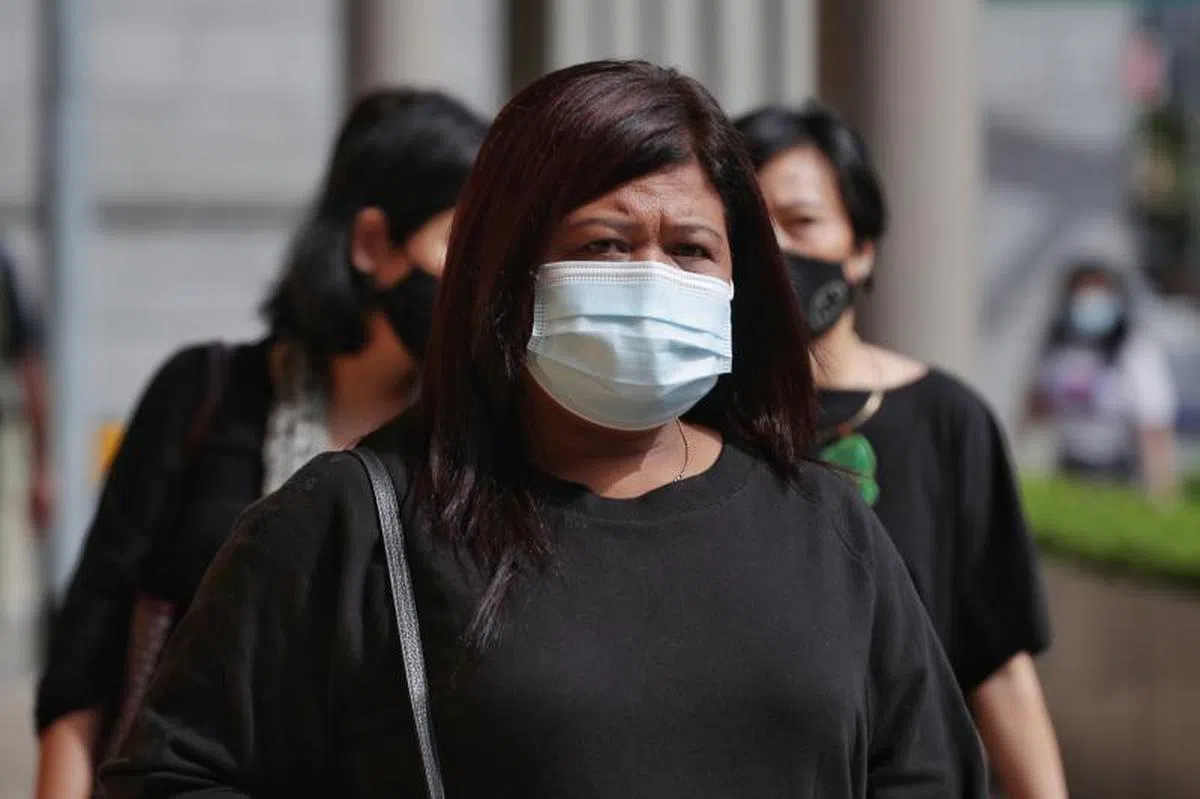 原本被判坐牢26个月的莉雅妮去年9月成功洗脱罪名。（海峡时报）