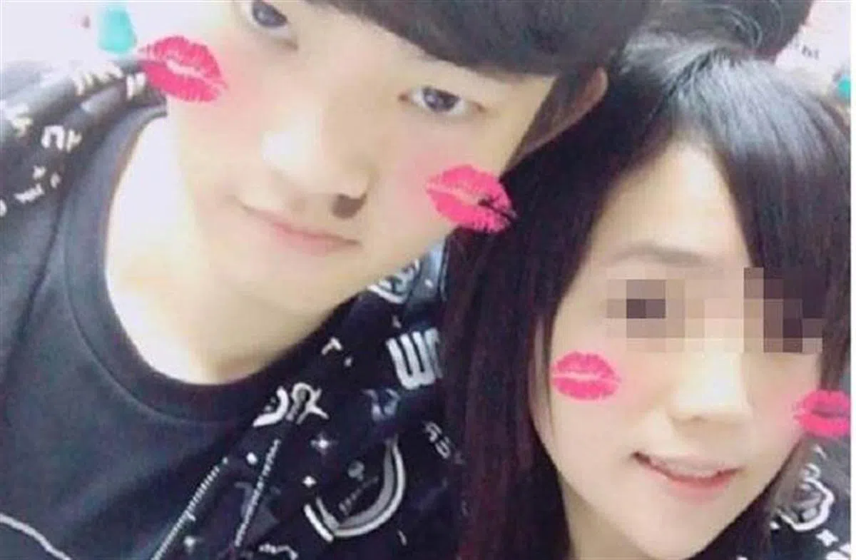  港男陈同佳（左）涉嫌在台湾杀害其女友（右）后潜逃回香港。（中国时报） 