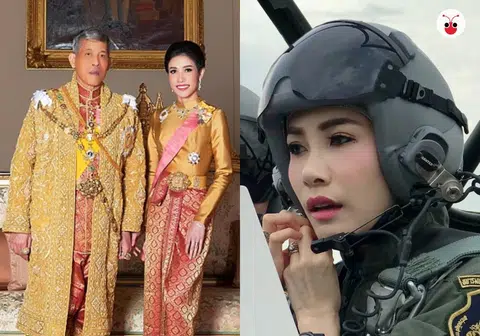 泰国王室释出一系列贵妃诗妮娜的照片。（李国豪制图）