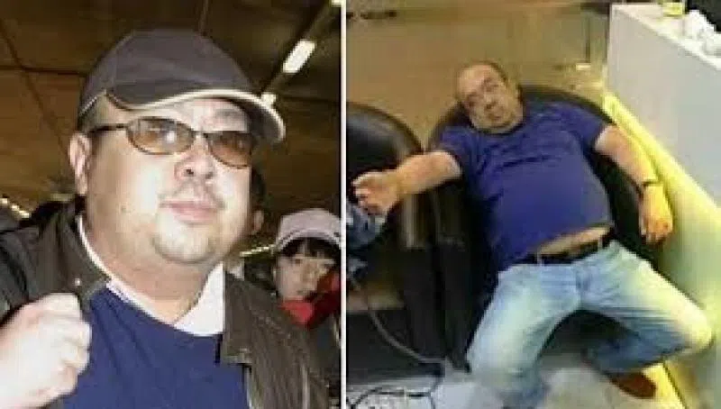  金正男遭两名女嫌犯朝脸喷射毒液，数分钟后昏倒在机场诊所，送院途中去世。（互联网） 