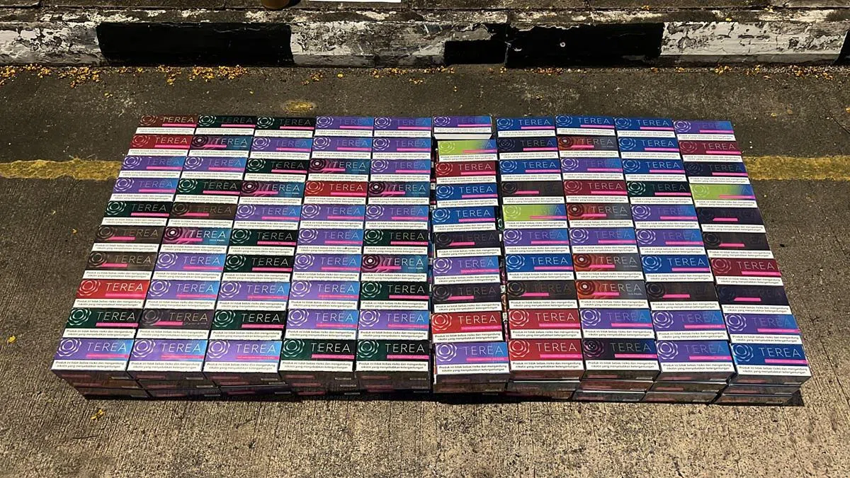 由于“地利之便”，新加坡有不少黑市电子烟是从马国走私而来。（移民与关卡局）