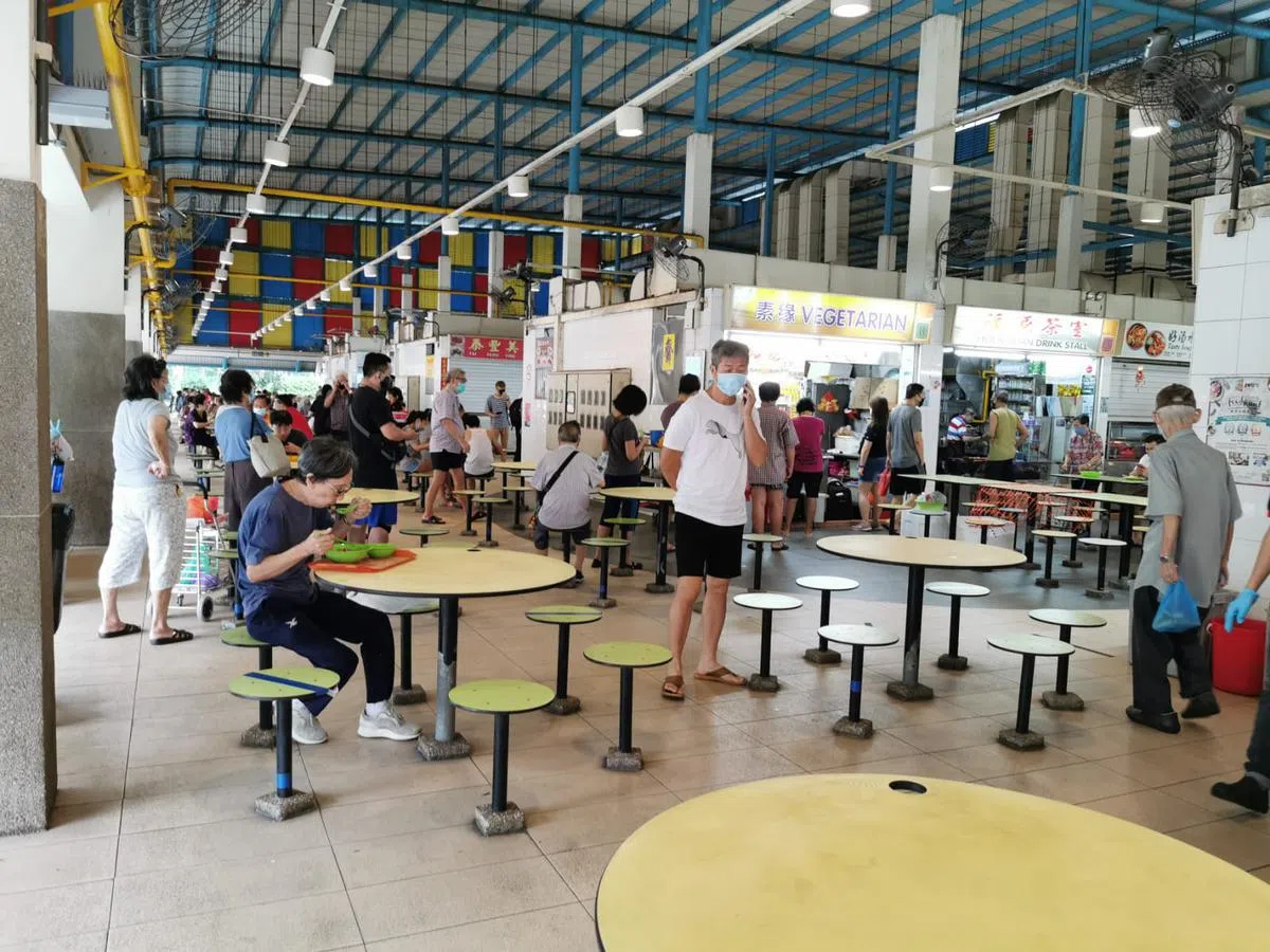  直落布兰雅弯熟食中心。（蚁粉提供） 