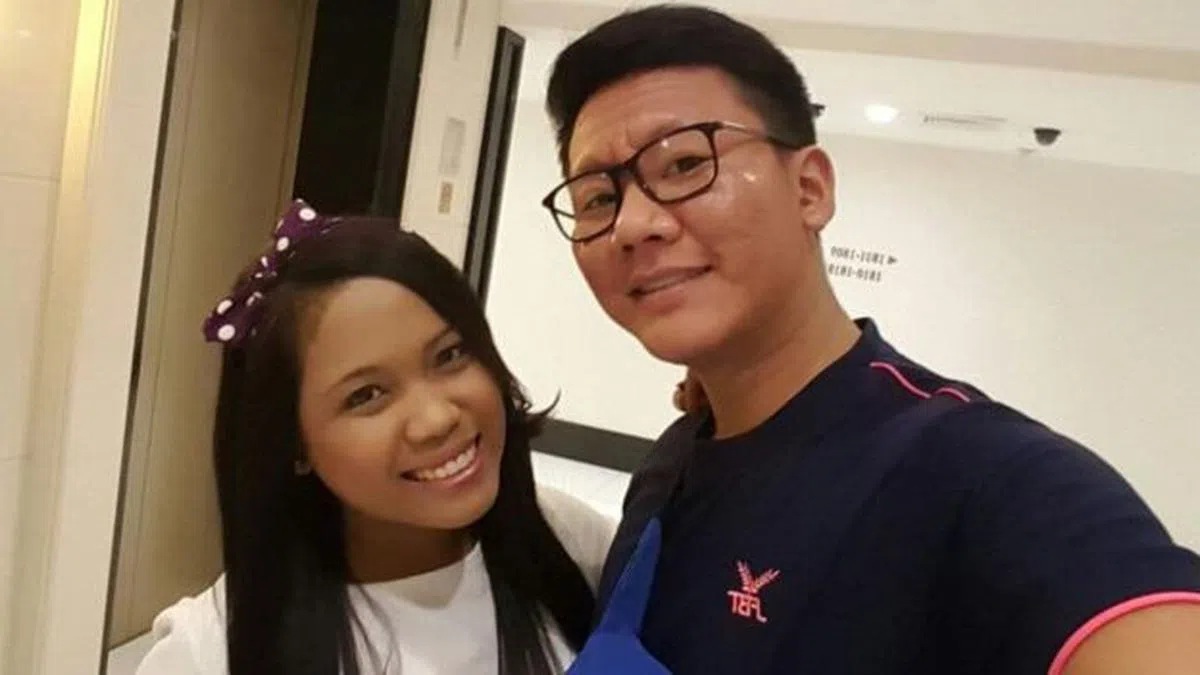  沙乐罕和妻子Siti Masuri Ayu。（沙乐罕提供给BBC） 