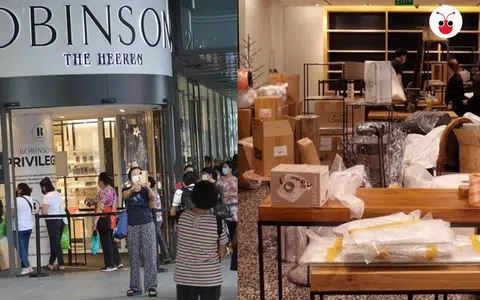 罗敏申百货宣布清盘后，大批民众蜂拥而至，想趁着大减价购买商品。（红蚂蚁制图）