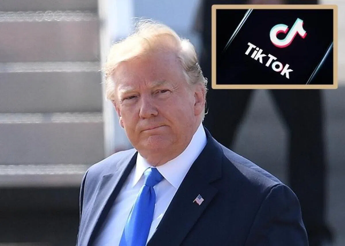  特朗普称：“要么将（美国TikTok）结束，要么把它卖了。（出售）TikTok的期限不会延后。” （互联网） 