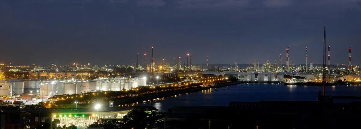 新的氨气设施将设在裕廊岛。（联合早报）