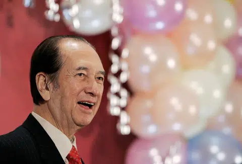澳门“赌王”何鸿燊于今日下午逝世。（路透社）