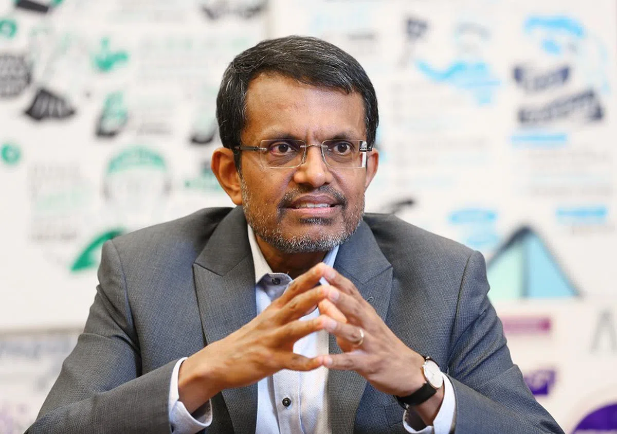  新加坡金融管理局局长孟文能（Ravi Menon）。（商业时报） 