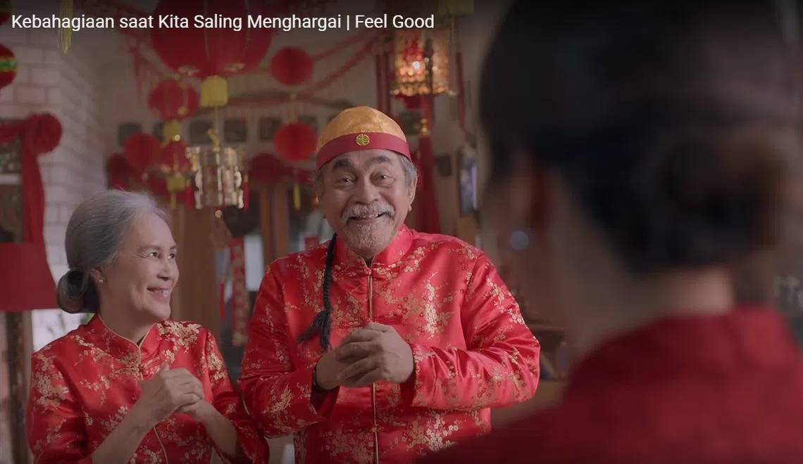 印度尼西亚的华商将种族和谐的观念揉入农历新年的视频短片里，触动心弦的同时，也拉近了各族群的距离。（Feel Good视频截图）