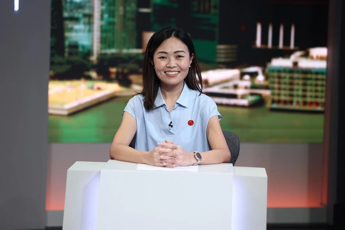 工人党新人蒋佩姗。（联合早报）