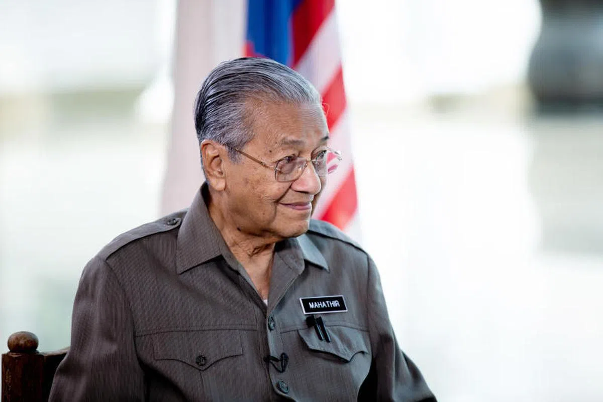  马来西亚首相马哈迪。（彭博社） 