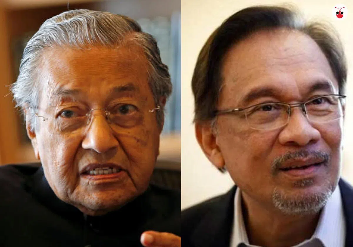  马哈迪与安华曾经相知相惜，最终却成了有深仇大恨的死对头。（谢静怡制图） 