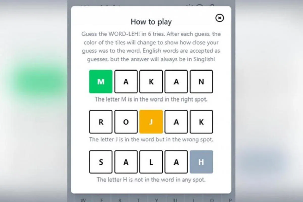 2月8日热腾腾上线的“Word-leh”极具新加坡风味。（网站截图）