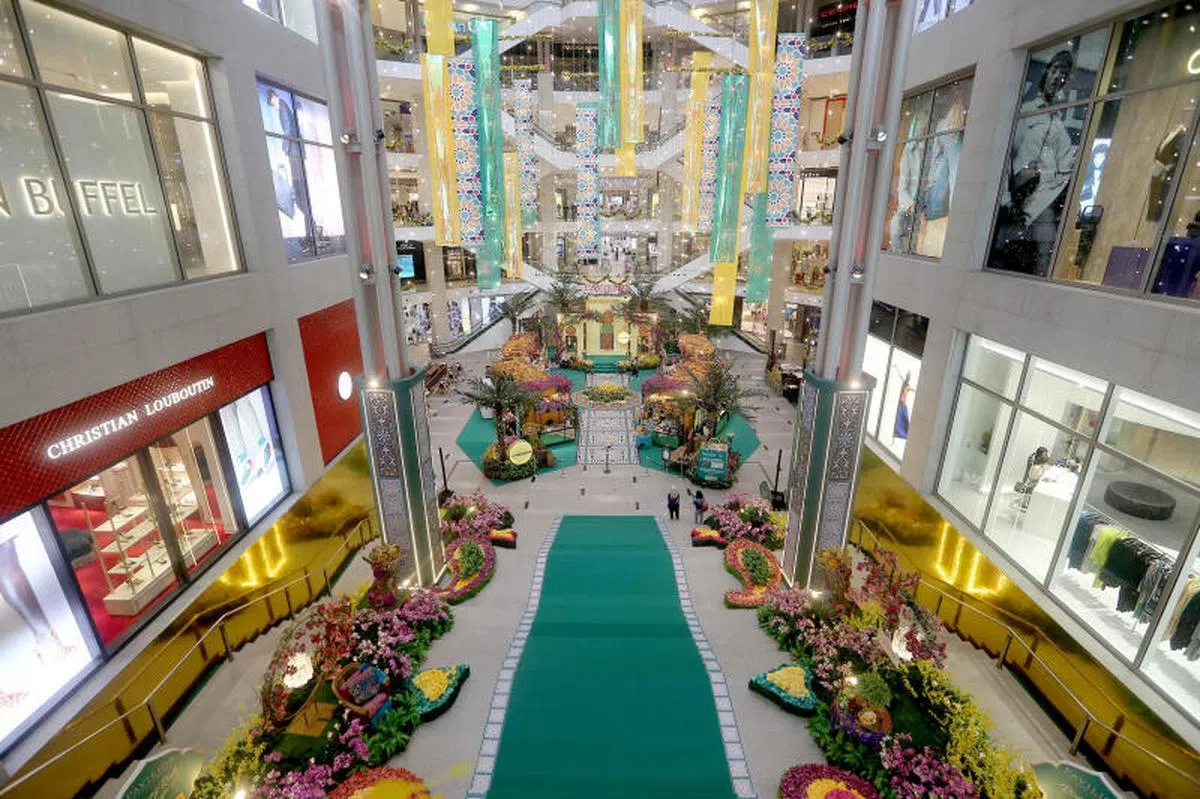  吉隆坡的购物中心变得冷冷清清。（星洲日报） 