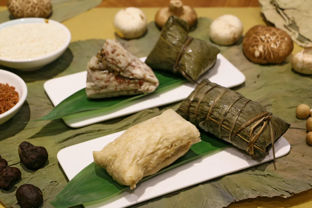 方形海南肉粽。（互联网） 
