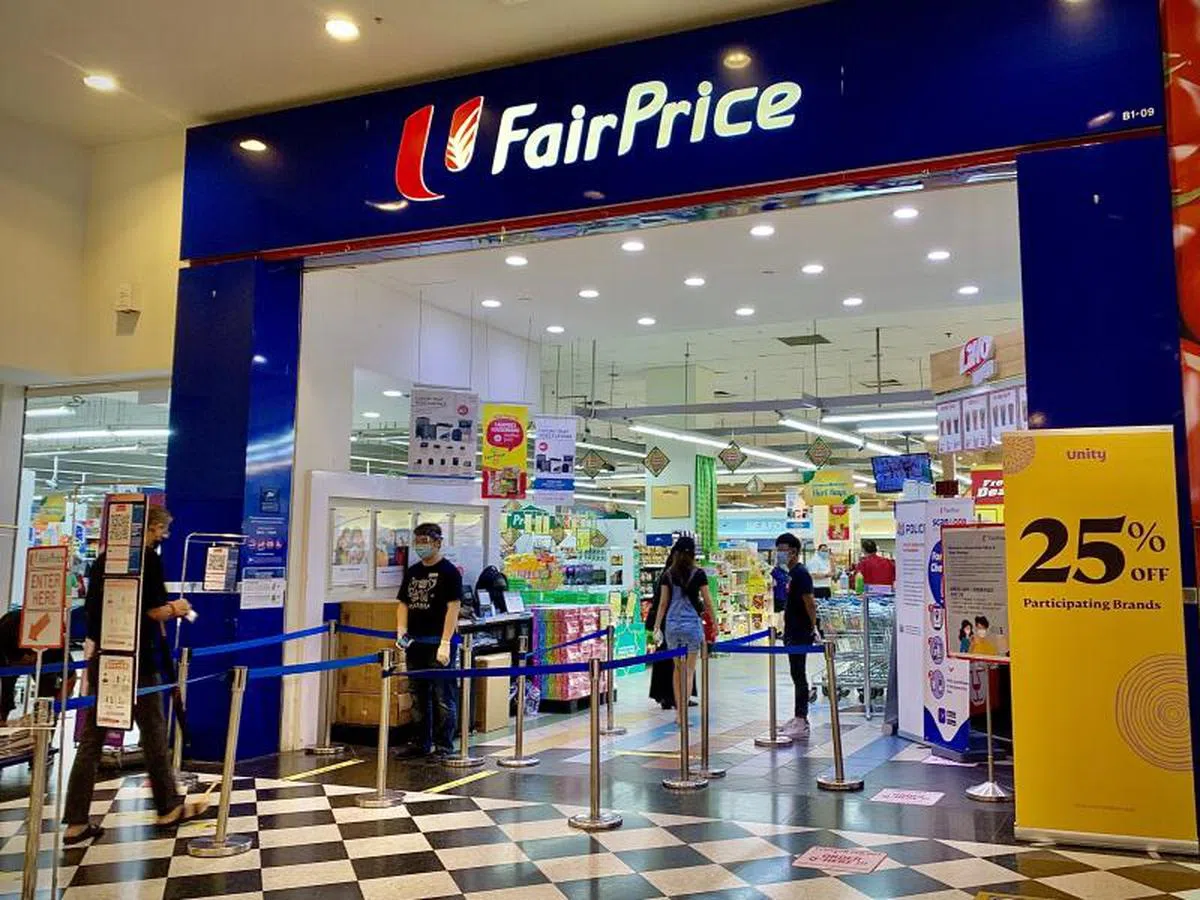  职总平价超市（NTUC FairPrice）。（联合早报） 