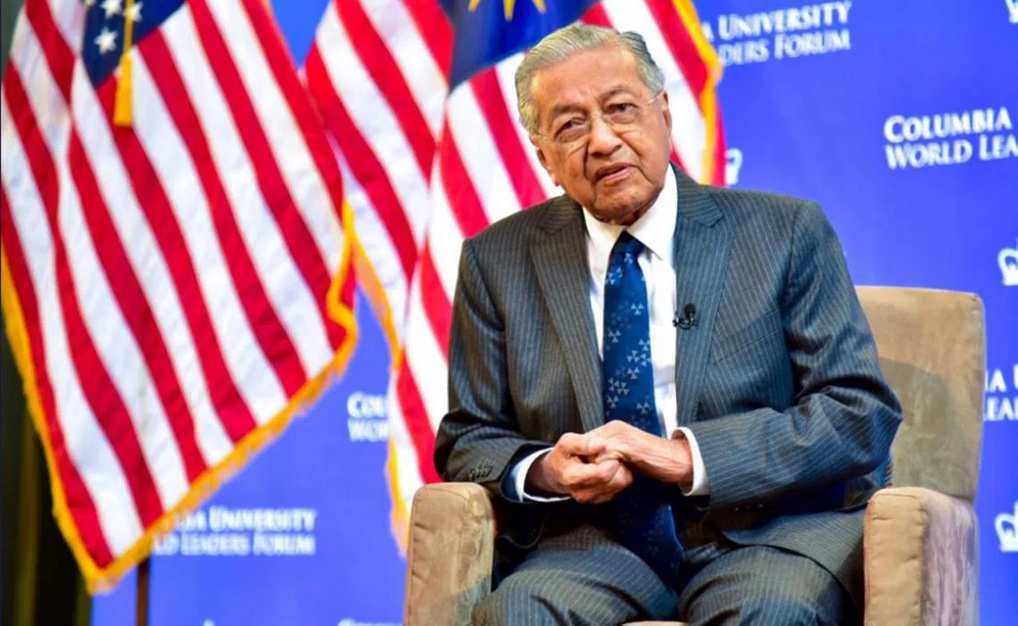 马哈迪称马国不想和中国开战，中国可以宣称南海主权。（互联网）