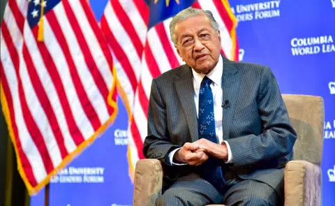 马哈迪称马国不想和中国开战，中国可以宣称南海主权。（互联网）