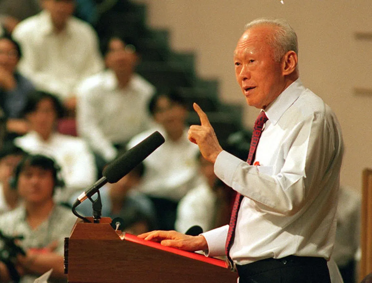  李光耀。（海峡时报） 