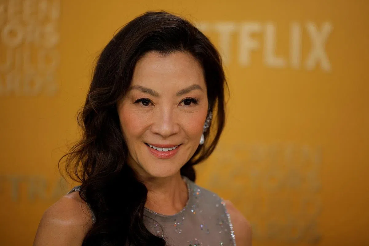 杨紫琼是黄志祥妻子的堂侄女。（路透社）