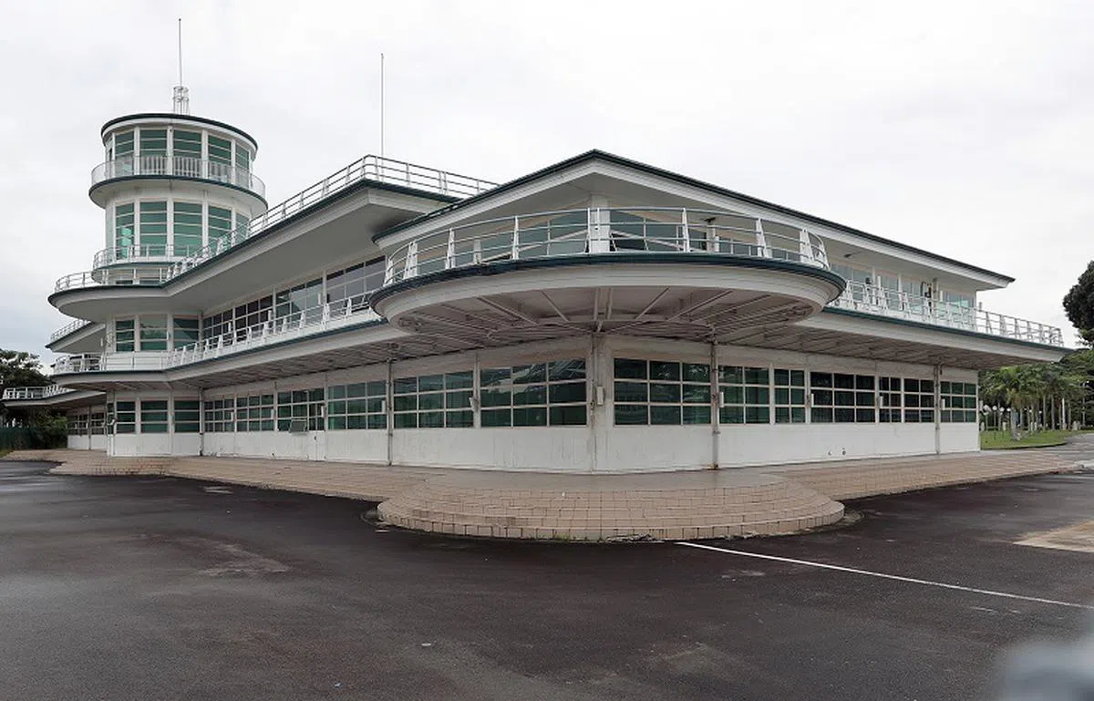 旧加冷机场的搭客大厦。（海峡时报）