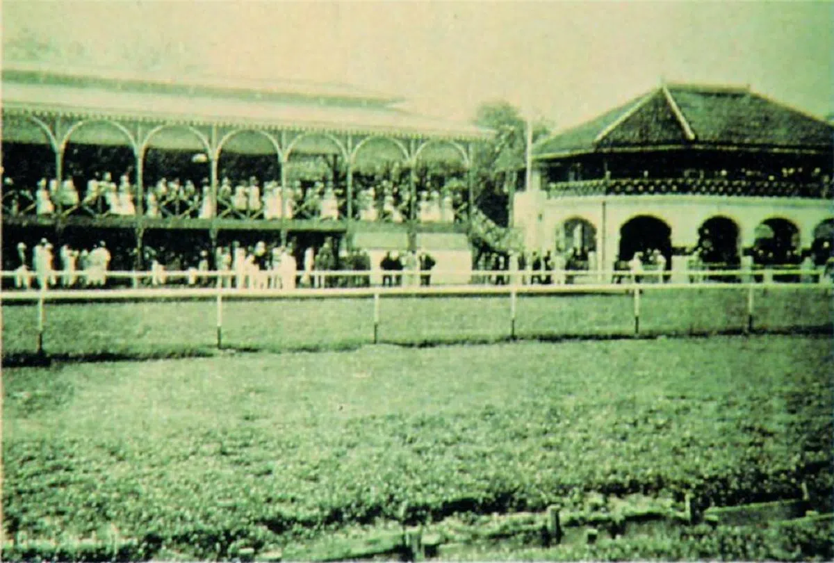 1910年的花拉公园马场。（新加坡赛马公会脸书）
